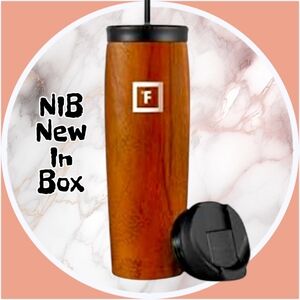 NIB Iron Flask Tumbler 28 oz Hot / Cold 2 Lids & 2 Straws